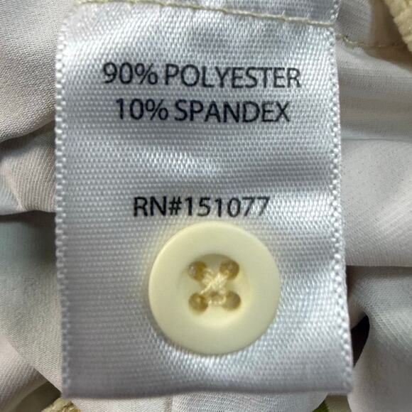 SOSIK Golf Cart Print Polo Shirt Men’s Small Yellow Funny Golf Tee - Picture 7 of 10